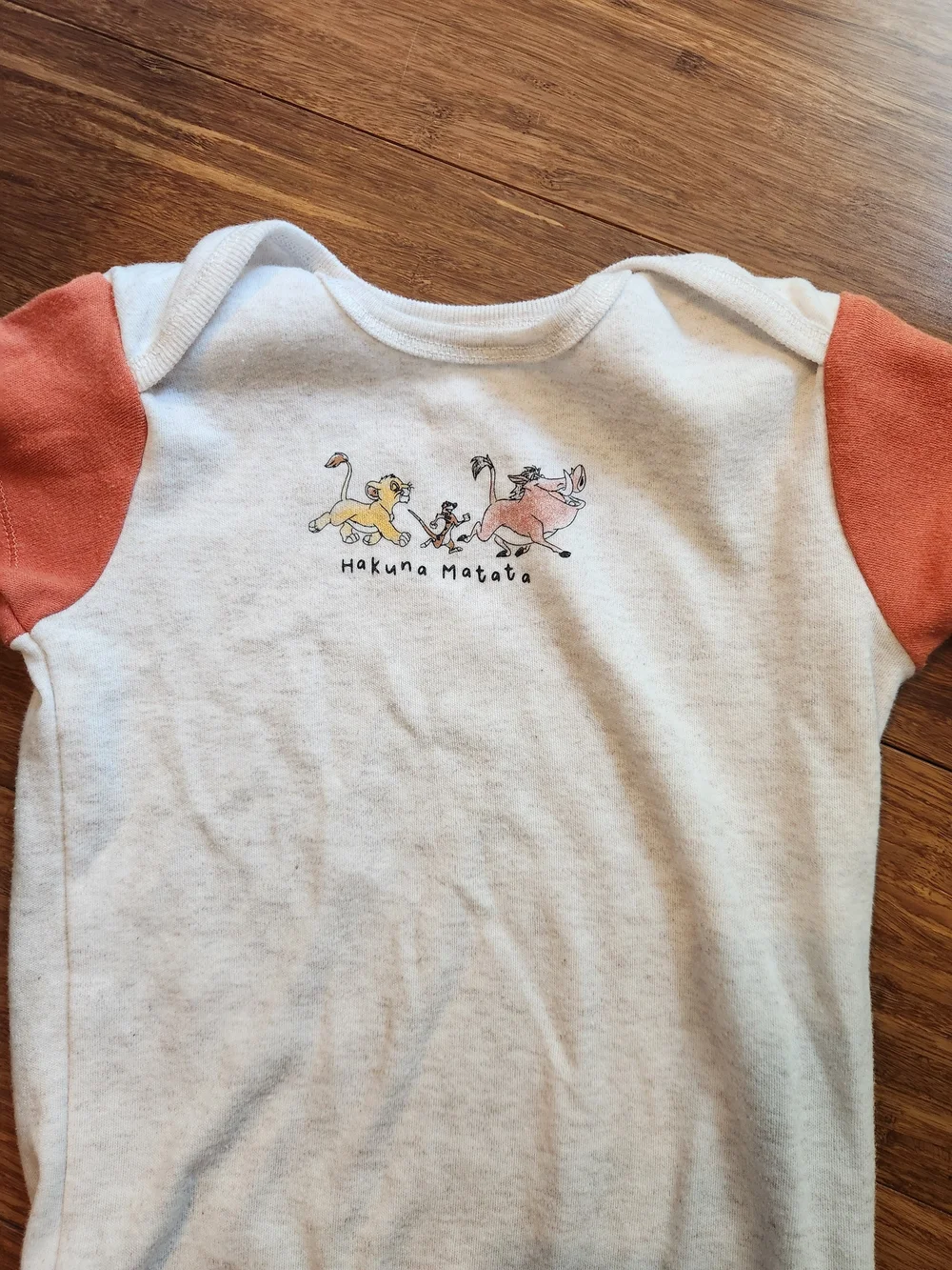 Disney Baby Lion King Kids One-Piece Short Sleeve Bodysuit Set, 24 Months